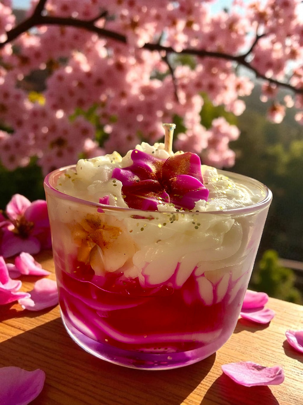 Bougie Gourmande ~ Parfum Fleurs des îles