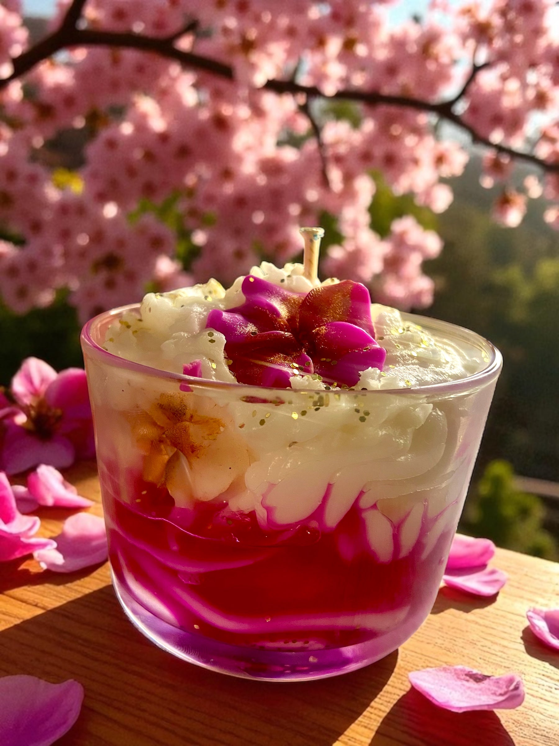 Bougie Gourmande ~ Parfum Fleurs des îles