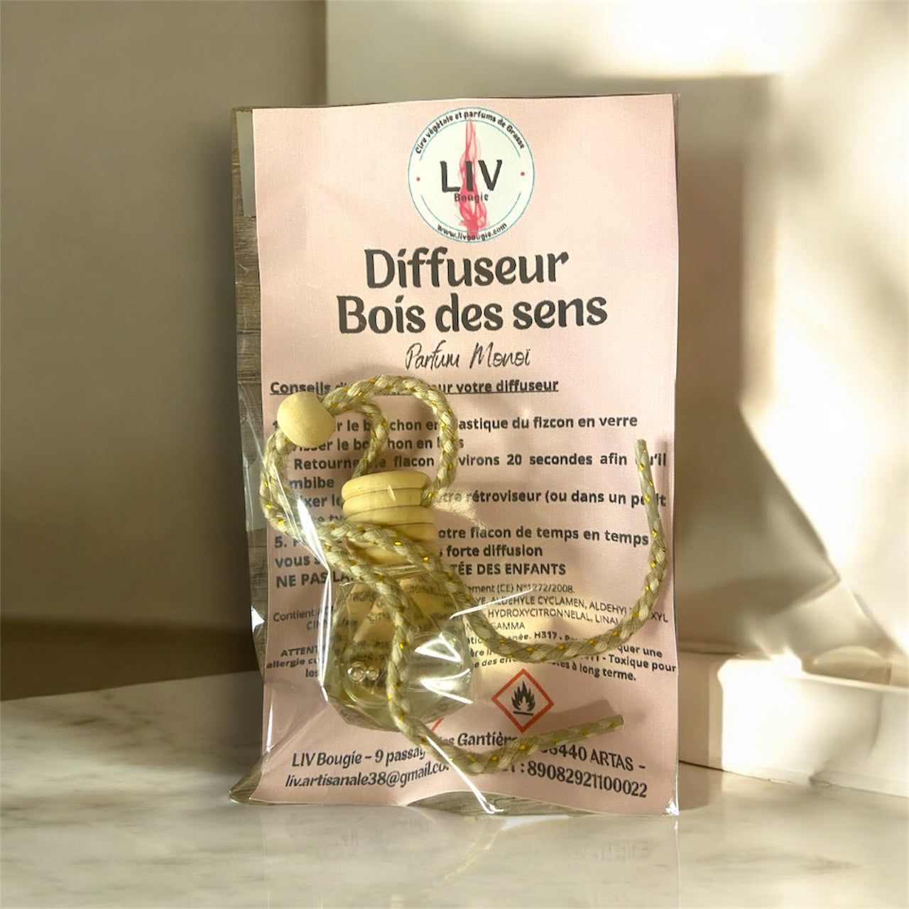Diffuseur Voiture ~ Bois des sens