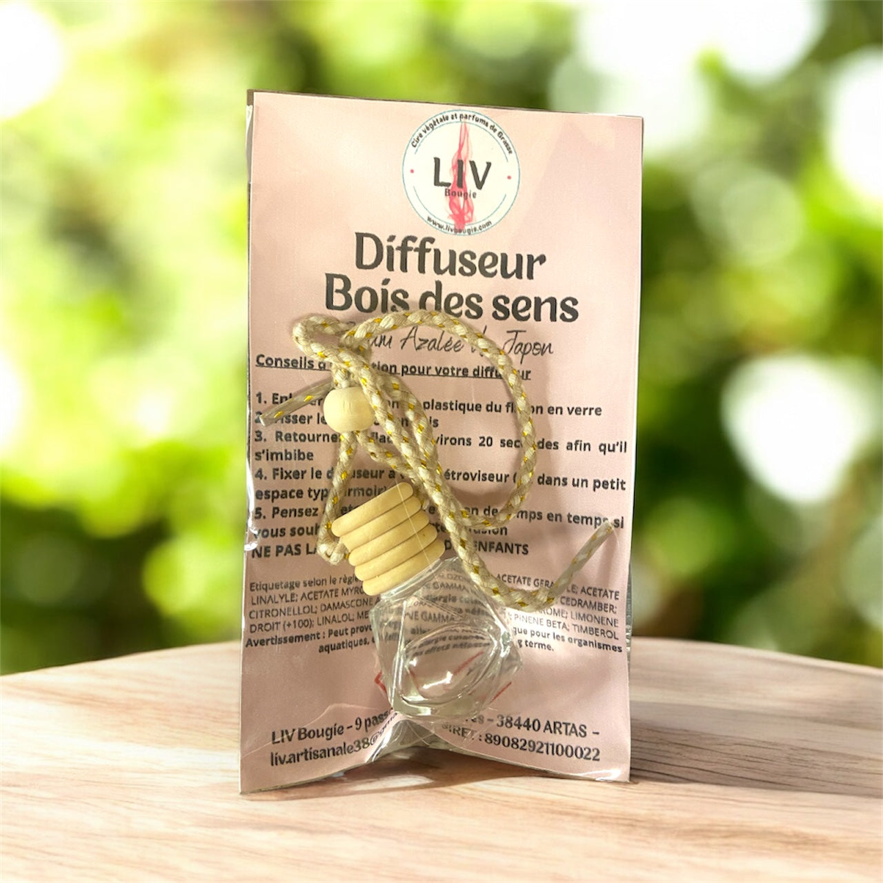 Diffuseur Voiture ~ Bois des sens