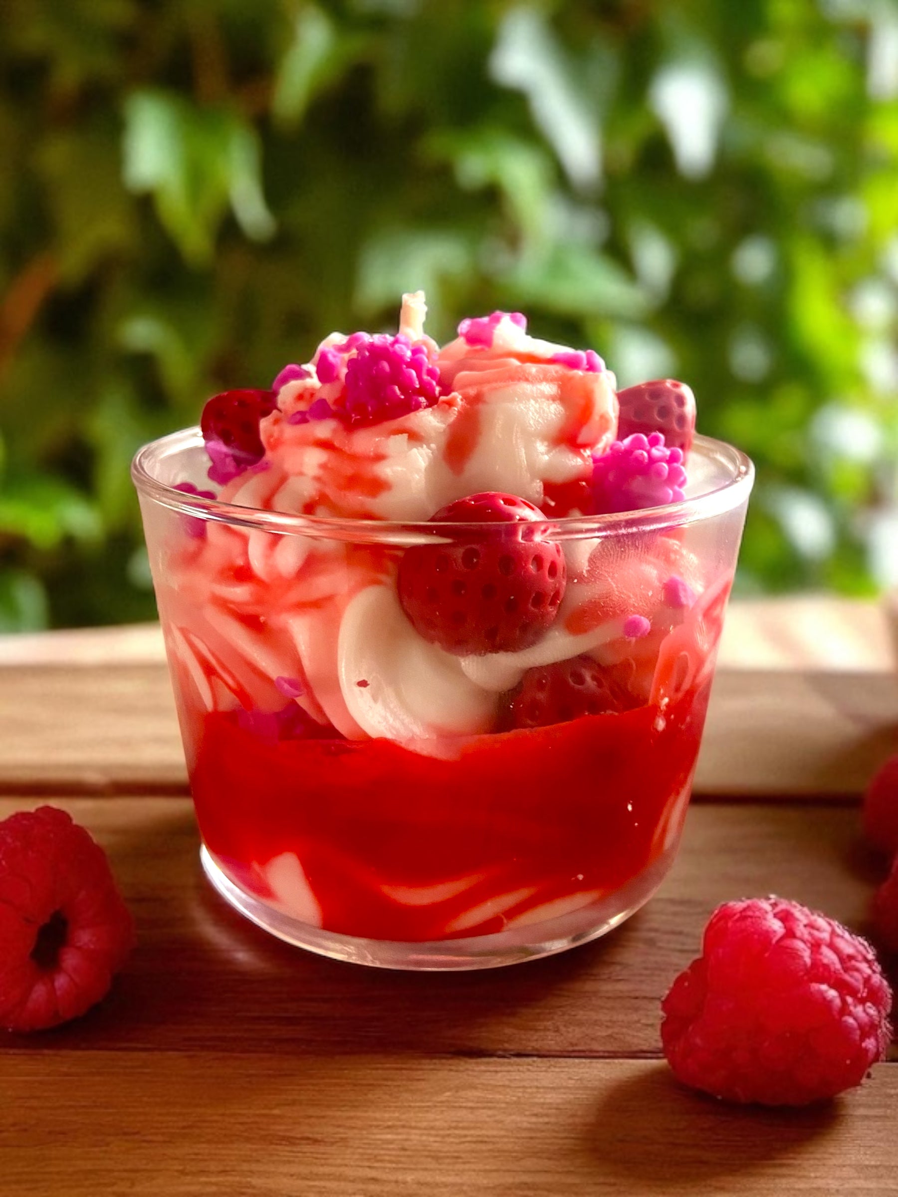 Bougie gourmande ~ Parfum Fruits rouges