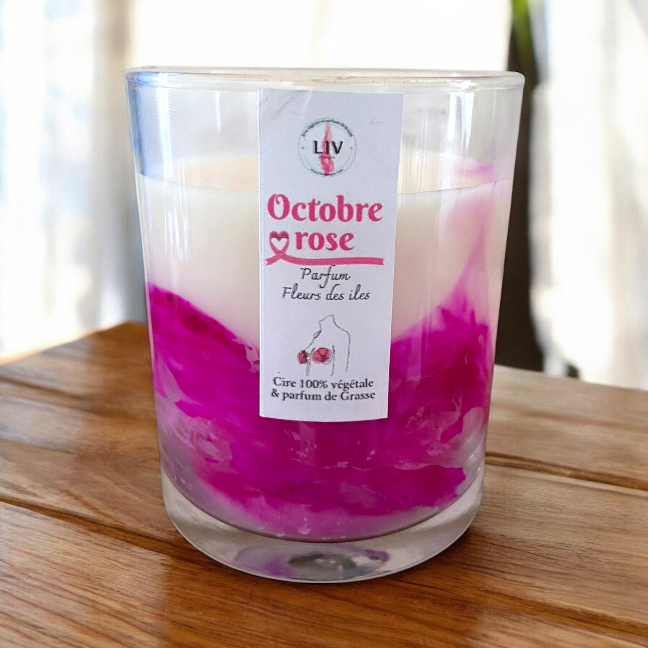Bougie Octobre Rose ~ Chaque bougie éclaire un peu plus la lutte contre le cancer du sein