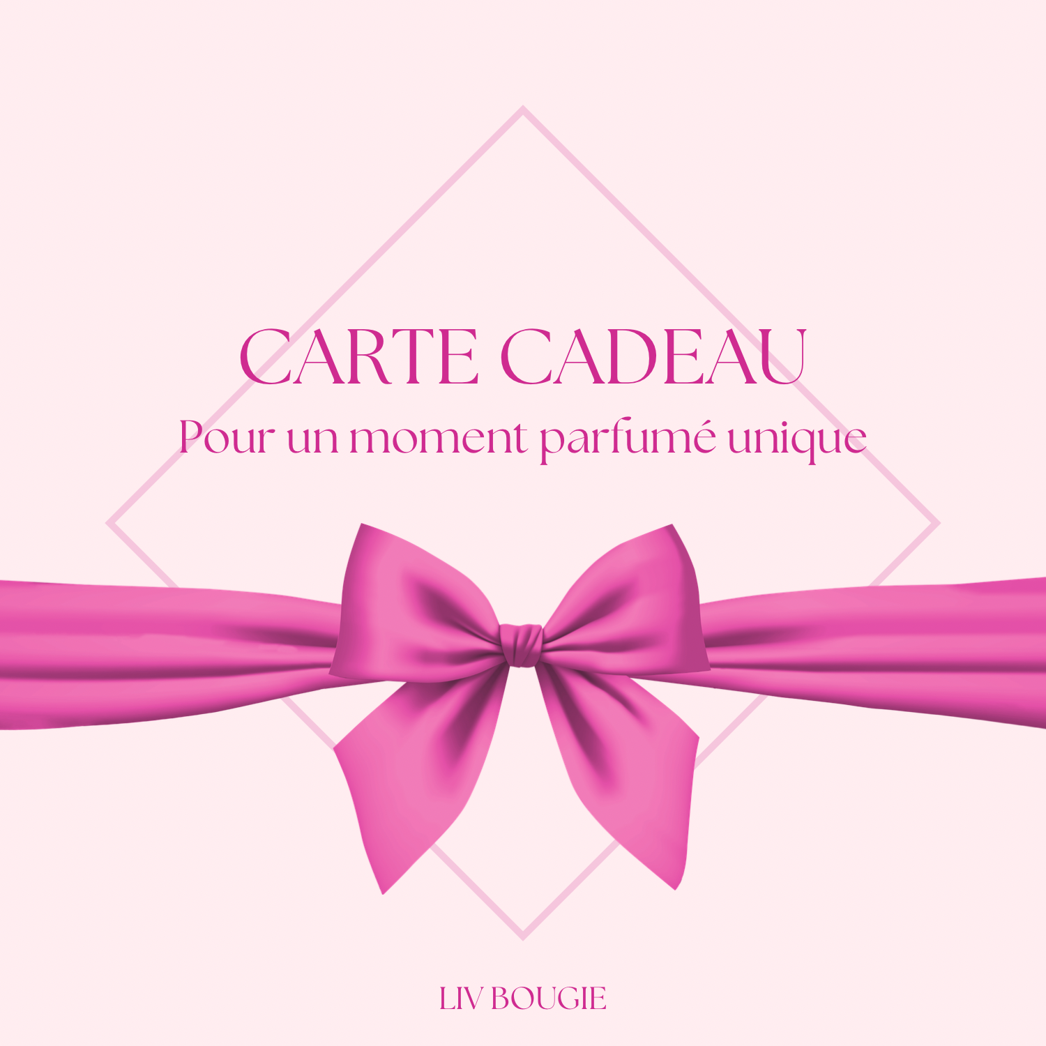 Carte cadeaux LIV Bougie