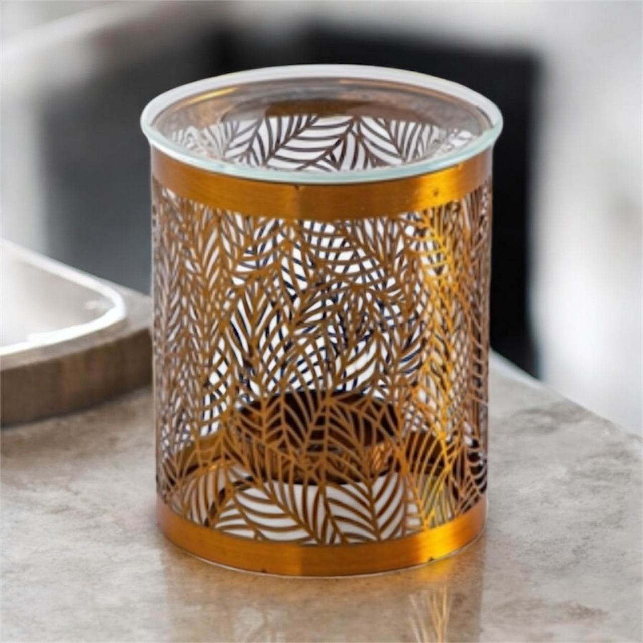 Brûle-parfum Lumière dorée & Coffret